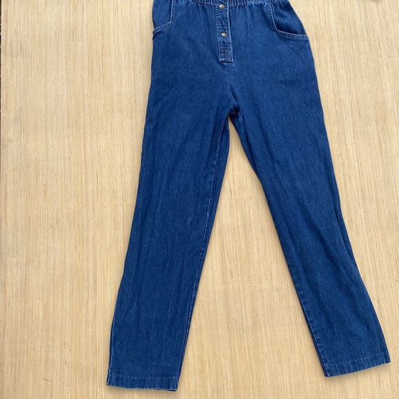 1980’s Denim Jumpsuit Sz M - Picture 3 of 8